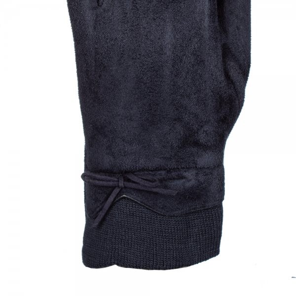 Дамски ръкавици Filia тъмно син цвят, 2 - Kalapod.bg